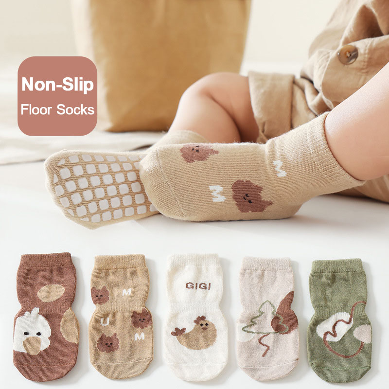 Anti Blister Sock - 5-paar antislipsokken voor kinderen Leuke cartoonpatronen