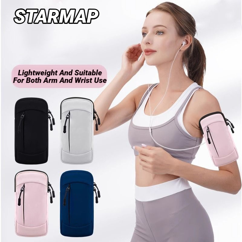 Running Gear To Hold Phone - Hardlooparmbandtas Telefoonhouder Universele sportarmtas Mobiel Waterdicht