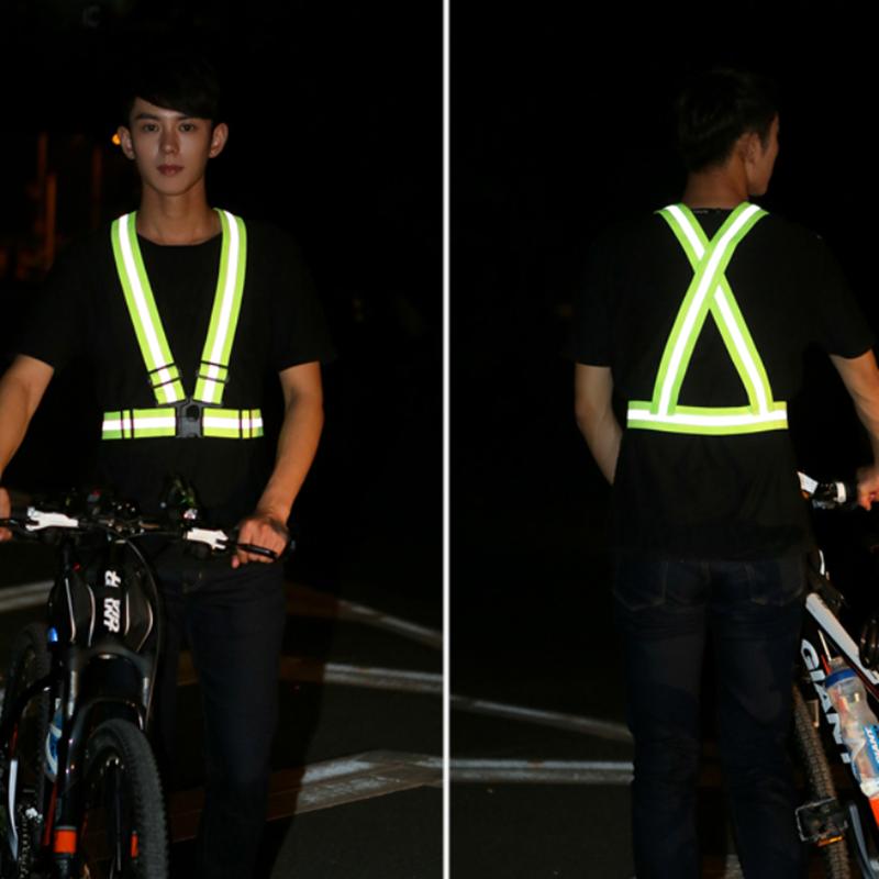 Running Gear Youth - 1 stuk Unisex Nachtloopbroekband Reflecterende Herenbroekbanden