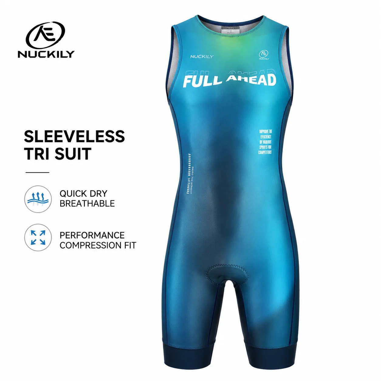 NUCKILY Triatlonpak Mouwloos J - Running Gear Youth recensie en prijs
