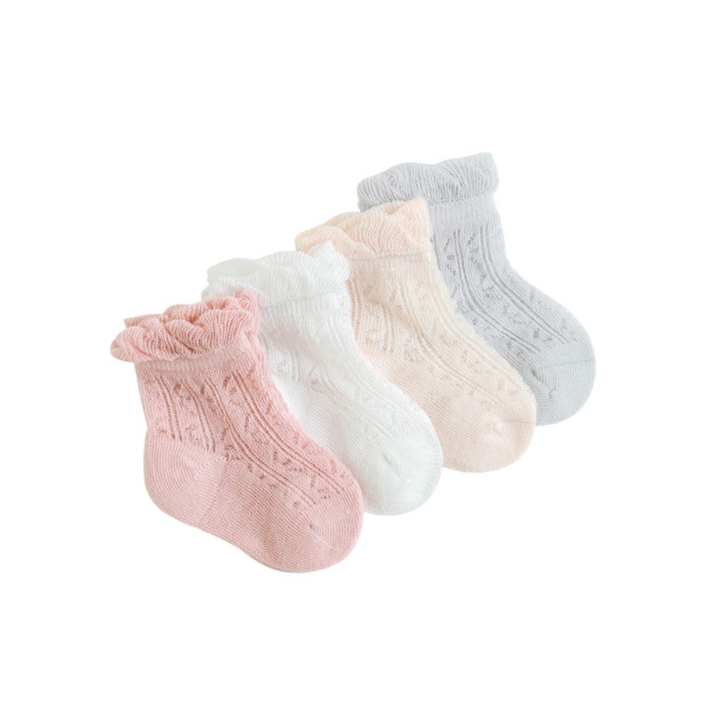 4 paar zoete katoenen baby sok - Anti Blister Sock recensie en prijs